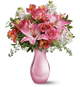 Teleflora's Pink Reflections Bouquet in Preston MD, The Garden Basket
