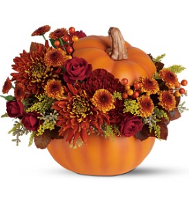 Teleflora's Prize Pumpkin Bouquet in Preston MD, The Garden Basket