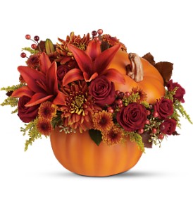 Teleflora's Prize Pumpkin Bouquet - Deluxe in Preston MD, The Garden Basket