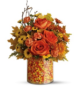 Teleflora's Candy Corn Surprise Bouquet in Preston MD, The Garden Basket