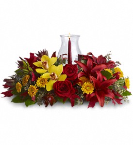 Glow of Gratitude Centerpiece in Preston MD, The Garden Basket