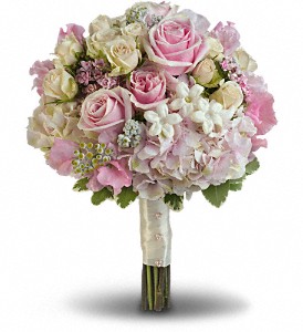 Pink Rose Splendor Bouquet in Preston MD, The Garden Basket