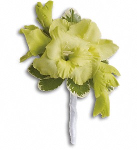 Grand Gladiolus Boutonniere in Preston MD, The Garden Basket