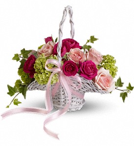 Flower Girl's Dream Basket in Preston MD, The Garden Basket