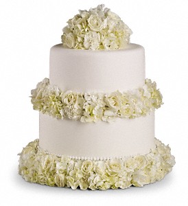 Sweet White Cake Decoration in Preston MD, The Garden Basket