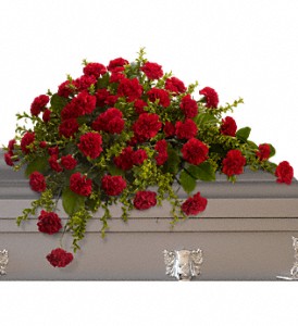 Adoration Casket Spray in Preston MD, The Garden Basket