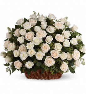 Bountiful Rose Basket in Preston MD, The Garden Basket