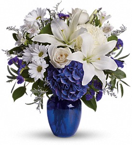 Beautiful in Blue in Preston MD, The Garden Basket