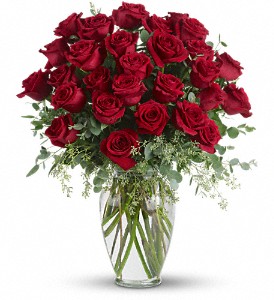 Forever Beloved - 30 Long Stemmed Red Roses in Preston MD, The Garden Basket