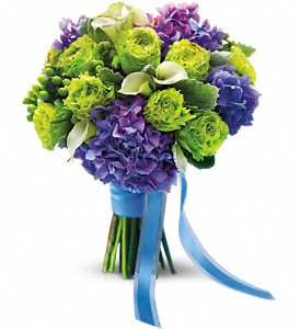 Luxe Lavender and Green Bouquet in Preston MD, The Garden Basket