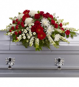 Strength and Wisdom Casket Spray in Preston MD, The Garden Basket