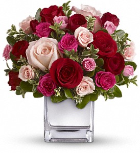 Teleflora's Love Medley Bouquet with Red Roses in Preston MD, The Garden Basket