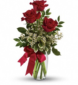 Thoughts of You Bouquet with Red Roses in Preston MD, The Garden Basket