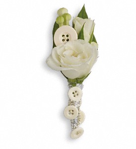 All Buttoned Up Boutonniere in Preston MD, The Garden Basket