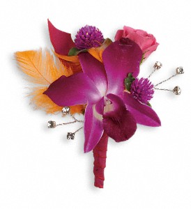 Dance 'til Dawn Boutonniere in Preston MD, The Garden Basket