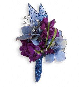 Feel The Beat Boutonniere in Preston MD, The Garden Basket