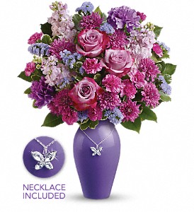 Teleflora's Roses And Butterflies Bouquet in Preston MD, The Garden Basket