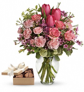 Full of Love with chocolates in Preston MD, The Garden Basket