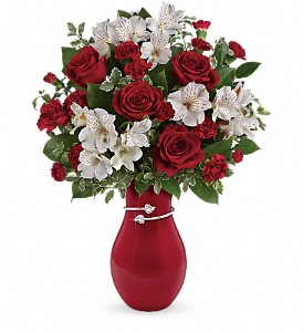 Teleflora's Pair Of Hearts Bouquet in Preston MD, The Garden Basket