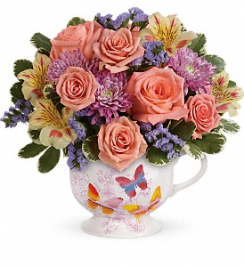 Teleflora's Butterfly Sunrise Bouquet in Preston MD, The Garden Basket