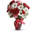 Hugs and Kisses Bouquet with Red Roses in Preston MD The Garden Basket
