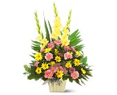 Warm Thoughts Arrangement in Preston MD, The Garden Basket