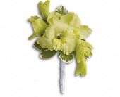 Grand Gladiolus Boutonniere in Preston MD, The Garden Basket