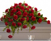 Adoration Casket Spray in Preston MD, The Garden Basket