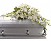Bountiful Memories Casket Spray in Preston MD, The Garden Basket