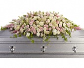 Always Adored Casket Spray in Preston MD, The Garden Basket