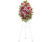Pink Tribute Spray in Preston MD, The Garden Basket