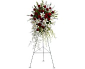 Lily and Rose Tribute Spray in Preston MD, The Garden Basket