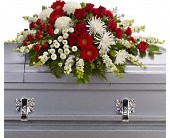 Strength and Wisdom Casket Spray in Preston MD, The Garden Basket
